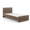 Zoey Non Storage Single Bed In Classic Walnut Finish