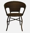 Ballarat  Wicker Chair In Brown Tone Finish