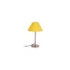 Cillian Yellow Fabric Shade Table Lamp with Steel Steel Base