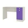 Celestia Kids Study Desk with Shuttered Cabinet and Drawer in Lavender Purple Colour