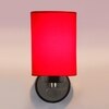 Devansh Metal Electric Wall Light in Red Colour with Red Shade Count of 1 Light