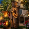 Brown Tree Carfted Cascade Water Fountain