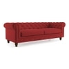 Winchester Premium 3 Seater Fabric Sofa in Salsa Red Colour