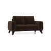 Granada Premium 2 Seater Fabric Sofa in Dark Earth Colour