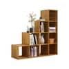 Hexa Engineered Wood Bookshelf Multipurpose Storage Rack in Giant Wood Colour