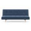 Zehnloch 3 Seater Click Clack Sofa cum Bed In Midnight Indigo Blue Colour