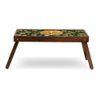 Cereal Central Solid Wood Bookshelf and Serving Tray In Multicolour