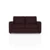 Apollo High Back 2 Seater  Fabric Sofa In Deep Plum Velvet Colour