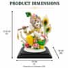Devotional Vrindavan Melody Krishna Statue in White Colour