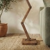 Flex Beige Jute Floor Lamp with Beige Jute Base