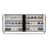 Alex 18 Pair Shoe Rack in Dark Wenge Finish