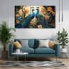 The Castle Decor Birds Wall Painting Wooden Framed 27x48 Inch (Style 2)