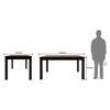 Arabia Zella Solid Wood 6 Seater Dining Table With Set Of 6 Chairs