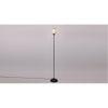 Jon Black Glass Shade Floor Lamp