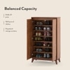 Webster 24 Pair Shoe Rack in Sheesham Finish