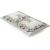 Ozaan Ivory Embroidered Linen Cushion Cover 12X20 Inches