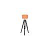 Pons Red Cotton Shade Floor Lamp