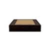 Unicorn Solid Wood King  Size Bed With Box Storage (Walnut Finish)