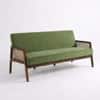Ginni Solid Wood 5 Seater Rattan Designed Sofa Set  In Teak Finish