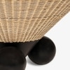 Andaman Camorta Rattan Coffee Table in Brown Colour