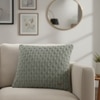 Kelly Knit Medium Grey Cushion Cover  16X16 Inches