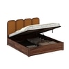 Aaram Sheesham Wood King Size Bed With Hydraulic Storage in Provincial Teak Finish