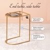 Contemporary Iron Side Table in  Finish - Set of 2
