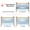 Romania Baby Crib with Mattress