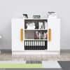 Hexa Engineered Wood Bookshelf in Frosty White Colour
