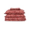 Gamathi 1 Double Bed Sheet & 2 Pillow Covers + 1 Double Duvet Cover with Rust colour