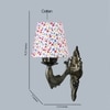 Devansh Metal Electric Wall Light in Antique Gold Colour with Multi Shade Count of 1 Light