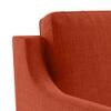 Abbey Sectional Sofa (Colour : Lava, Cushion : Hard, Seater : Left Aligned 2 Seater + Left Aligned Chaise)