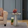 Metalsmith Metal Side Table in Silver Finish