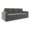 Apollo Sofa Set (Colour : Ash Grey Velvet, Cushion : Hard, Back Type : Regular, Seater : 3+2+1)