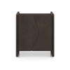 Koro Solid Wood Bedside Table In Drak Chestnut Finish