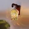 Devansh Solid Wood Electric Wall Light in Brown Colour with Multi Shade Count of 1 Light
