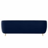 Nero Velvet 3 Seater Sofa in Navy Blue Colour