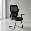 Kepler Brooks Nova Visitor Chair in Black Colour