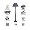 Devansh Wooden Floor Lamp