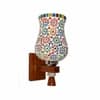 Devansh Metal Electric Wall Light in Black Colour with Multi Shade Count of 1 Light