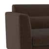 Lewis 3 Seater Fabric Sofa in Mocha Colour