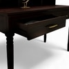 Augusta Sheesham Wood Study Computer Table In Dark Walnut Finish