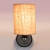 Devansh Metal Electric Wall Light in Beige Colour with Beige Shade Count of 1 Light