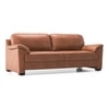 Farina 3 Seater Luxury Italian Leather Sofa In Cognac