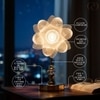 Gold Halo Flower Lamp for Gift Purpose