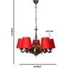 Devansh Wood Wall Mounted Lamp With Off-White Cotton Shade