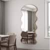 The Artment Gold Meander Unbreakable Floor Mirror For Home (180 X 80 CM)