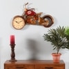 Metal Red 8'' Dial Bike Wall Clock By Craft Tree