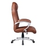 Classic High Back Executive Revolving Chair In Tan