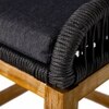Adiko Leatherette Bar Stool (Black Colour)
